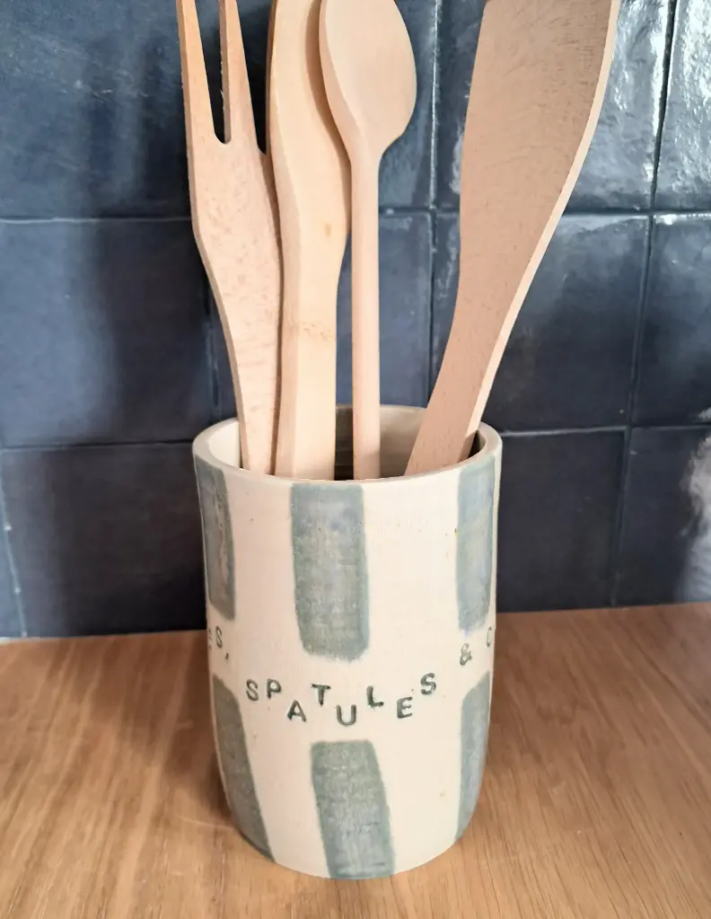 Pot à ustensiles Cuillères, spatules et Cie