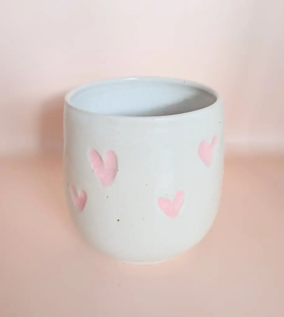 Mug Coeurs roses