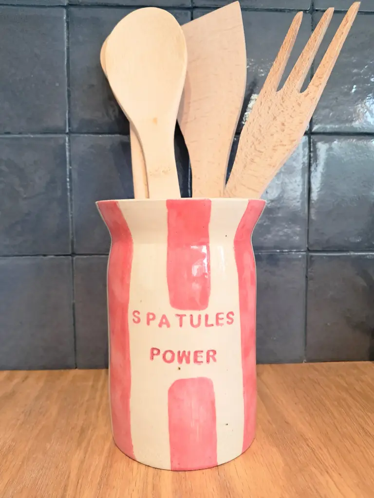 Pot à ustensiles Spatules power 2