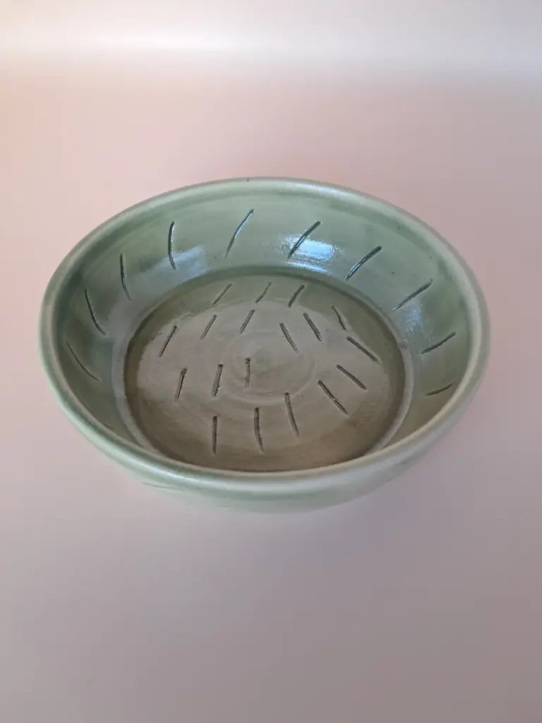 Vide-poche vert d'eau