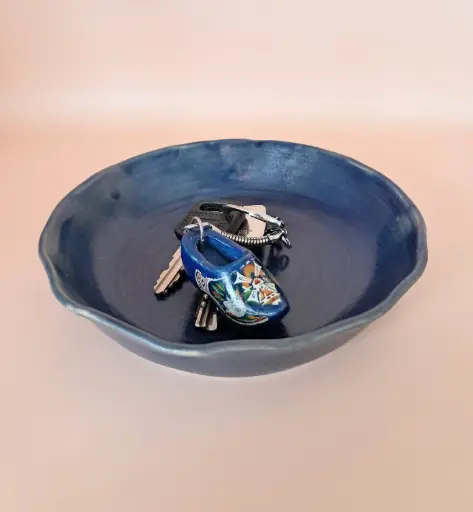 Vide-poche Grès bleu